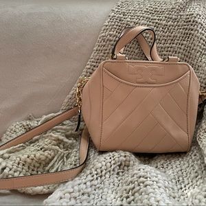 Tory Burch Quilted Mini Satchel Crossbody